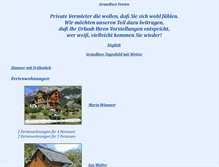 Tablet Screenshot of grundlsee-ferien.at